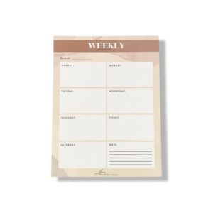 Weekly Planner – Master Your Week, Achieve Your Goals
